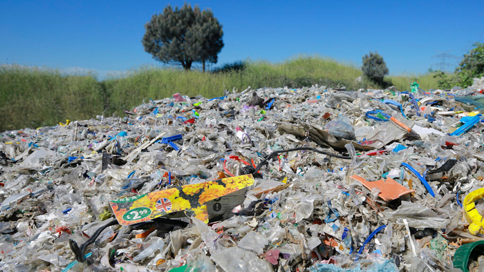 Illegal garbage dump near Alibeykoy Dam on the outskirts of Istanbul, May 19, 2021.