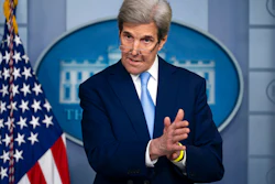 Special Presidential Envoy for Climate John Kerry during a press briefing at the White House, April 22, 2021.