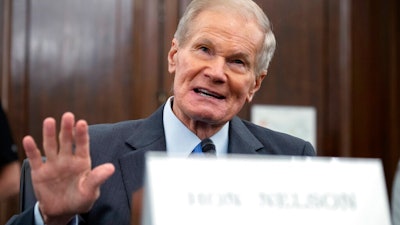 Former U.S. Sen. Bill Nelson during his confirmation hearing on Capitol Hill, April 21, 2021.