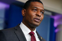 EPA Administrator Michael Regan during a press briefing at the White House, May 12, 2021.