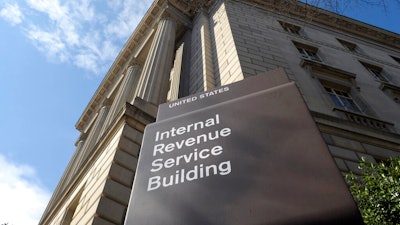 Exterior of the Internal Revenue Service (IRS) building in Washington, March 22, 2013.
