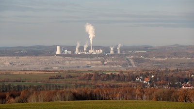 Turow lignite coal mine and Turow power plant near Bogatynia, Poland, Nov. 19, 2019.