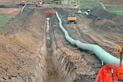 The Dakota Access Pipeline under construction, October 2016.