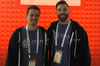 Jeremy Andrews (left) and Adam Keating (right) at Y Combinator.