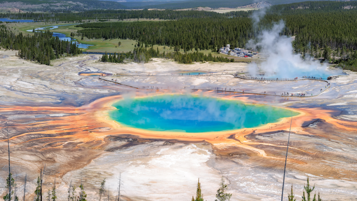 Grand Prismatic Spring, Yellowstone National Park, Wyo.