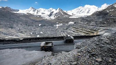 The Kumtor gold mine, Kyrgyzstan, May 28, 2021.
