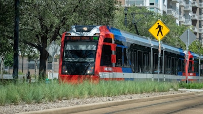 MetroRail train, Houston.
