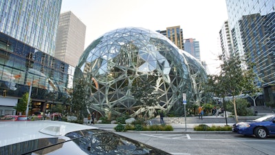 Amazon headquarters, Seattle, Oct. 2019.