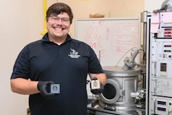 Dr. Steve Stagon holds molds in UNF's 3D Printing Lab.