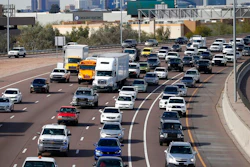 Early rush hour traffic on I-10 in Phoenix, Jan. 24, 2020.