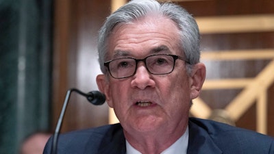 Federal Reserve Board Chair Jerome Powell testifies before Senate banking committee on Capitol Hill, July 15, 2021.