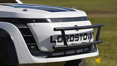 Lordstown Motors Baja truck displayed during a media tour in Lordstown, Ohio, June 22, 2021.