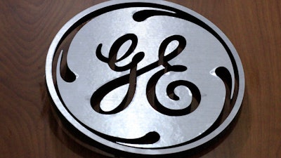 General Electric logo at a store in Cranberry Township, Pa., Jan. 16, 2014.