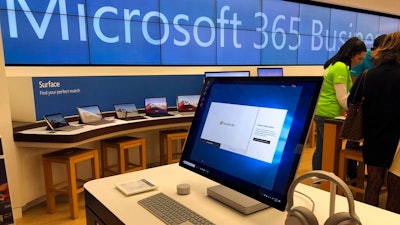 Microsoft store in suburban Boston, Jan. 28, 2020.