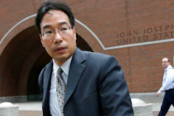 Glenn Chin, a supervisory pharmacist at the closed New England Compounding Center, leaves federal court in Boston, Sept. 19, 2017.