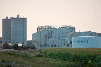 Poet refinery in Chancellor, S.D., July 22, 2021.