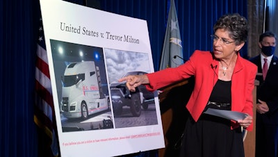 Audrey Strauss, U.S. Attorney for the Southern District of New York, during a news conference, New York, July 29, 2021.