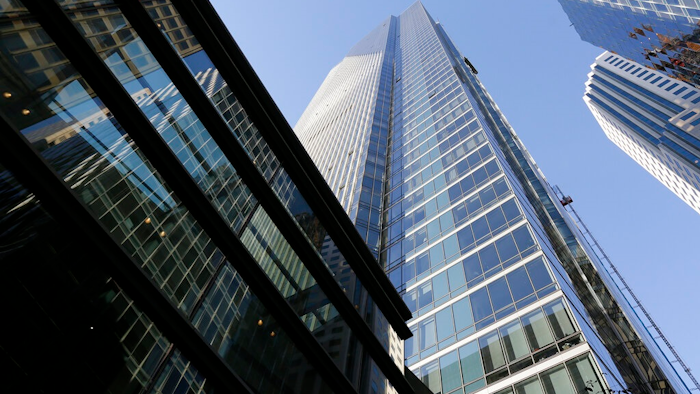 This Sept. 26, 2016, file photo, shows the Millennium Tower in San Francisco. A $100 million fix to stop the San Francisco luxury high-rise from sinking and tilting even more is on hold while engineers try to learn why the building has sunk another inch during the repair.
