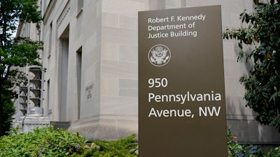Robert F. Kennedy Department of Justice building in Washington, May 4, 2021.