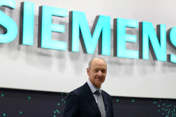 Siemens CEO Roland Busch prior to the virtual annual shareholders meeting in Munich, Feb. 3, 2021.