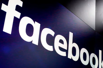 Facebook logo at the Nasdaq MarketSite in Times Square, New York, March 29, 2018.