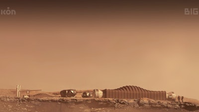 Proposal for the Mars Dune Alpha habitat on Mars, August 2021.