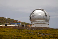 The Gran Telescopio Canarias at the Observatorio del Roque de los Muchachos, La Palma, Spain, July 24, 2009.