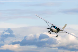 The single-engine Piper PA-32 had mechanical problems after taking off from Montgomery-Gibbs Executive Airport.