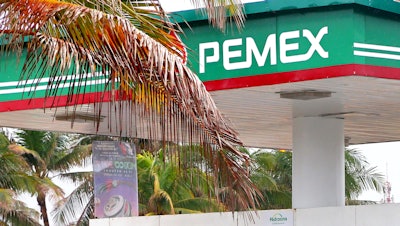 Pemex station, Coatzacoalcos, Mexico, June 2017.