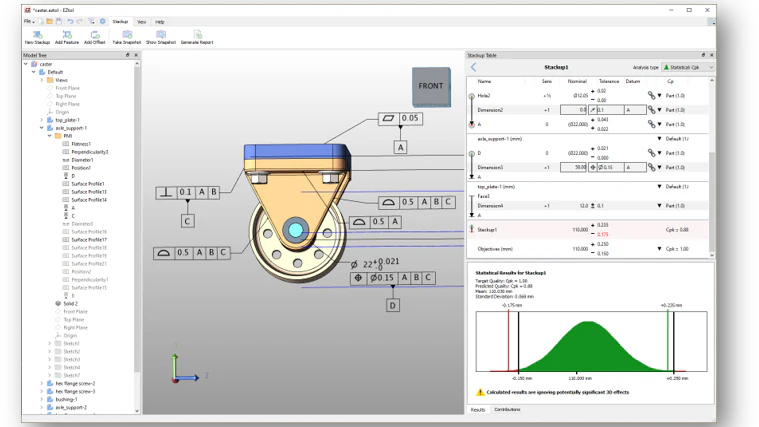 Tolerance Stackup Analysis Program From: Sigmetrix | Design and ...