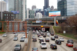 Interstate 90 in Chicago, March 31, 2021.