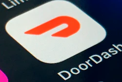 The DoorDash app on a smartphone in New York, Feb. 27, 2020.