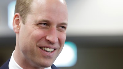 Britain's Prince William at a joint session of the Commonwealth Heads of Government Business and Youth forums at the QEII Centre, London, April 17, 2018.