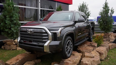 A 2022 Toyota Tundra at Motor Bella, Pontiac, Mich., Sept. 21, 2021.