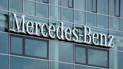 Mercedes-Benz logo in Berlin, June 25, 2021.