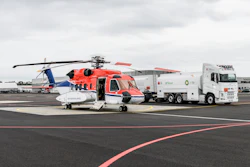 The S-92 helicopter can operate on approved Sustainable Aviation Fuel.