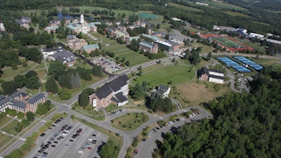 Colby College campus, Waterville, Maine.