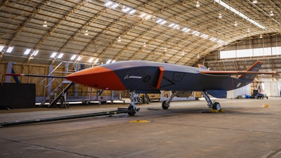 The Boeing Airpower Teaming System during first flight testing at Woomera Range Complex.