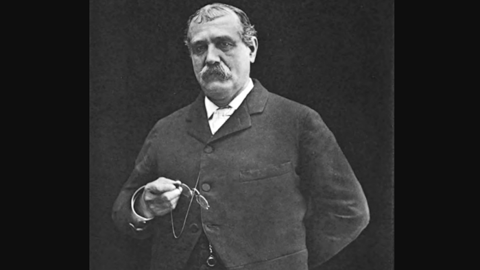 A late-19th century photo of Francis Amasa Walker, the third president of MIT.