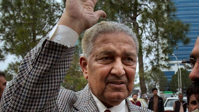 Abdul Qadeer Khan in Islamabad, Feb. 26, 2013.