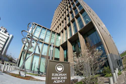This file Tuesday, April 20, 2021 file photo shows an exterior view of the European Medicines Agency, EMA, in Amsterdam, Netherlands. The European Medicines Agency said on Tuesday, Oct. 4 the booster doses “may be considered at least 6 months after the second dose for people aged 18 years and older.”