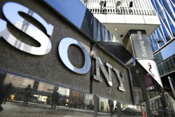 Sony showroom building at the Ginza shopping district, Tokyo, Feb. 2, 2017.