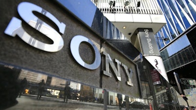Sony showroom building at the Ginza shopping district, Tokyo, Feb. 2, 2017.