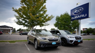 Subaru dealership in Littleton, Colo., Sept. 12, 2021.