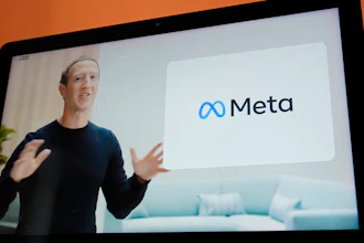 Seen on the screen of a device in Sausalito, Calif., Facebook CEO Mark Zuckerberg announces the company's new name, Meta, during a virtual event, Oct. 28, 2021.
