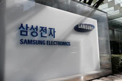 The logo of Samsung Electronics is seen outside the Samsung Electronics Seocho building in Seoul, South Korea, on Oct. 25, 2020. Samsung Electronics on Thursday, Oct. 28, 2021 reported its highest quarterly profit in three years as it continues to see robust global demand for its computer memory chips.