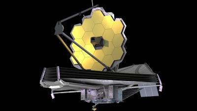 Illustration of the James Webb Space Telescope.