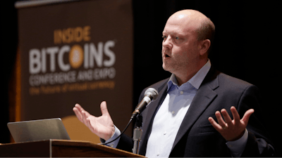 Jeremy Allaire, founder and CEO of Circle Internet Financial, at the Inside Bitcoins conference and trade show, New York, April 7, 2014.
