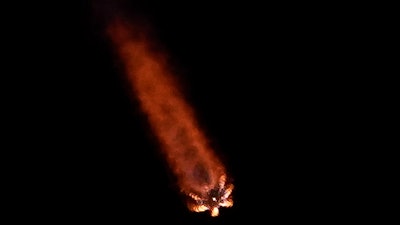 A SpaceX Falcon 9 rocket lifts off from Launch Complex 39A at the Kennedy Space Center, Cape Canaveral, Fla., Dec. 9, 2021.