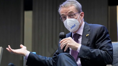 Intel Corp. CEO Pat Gelsinger during a press conference at a hotel in Kuala Lumpur, Dec. 16, 2021.
